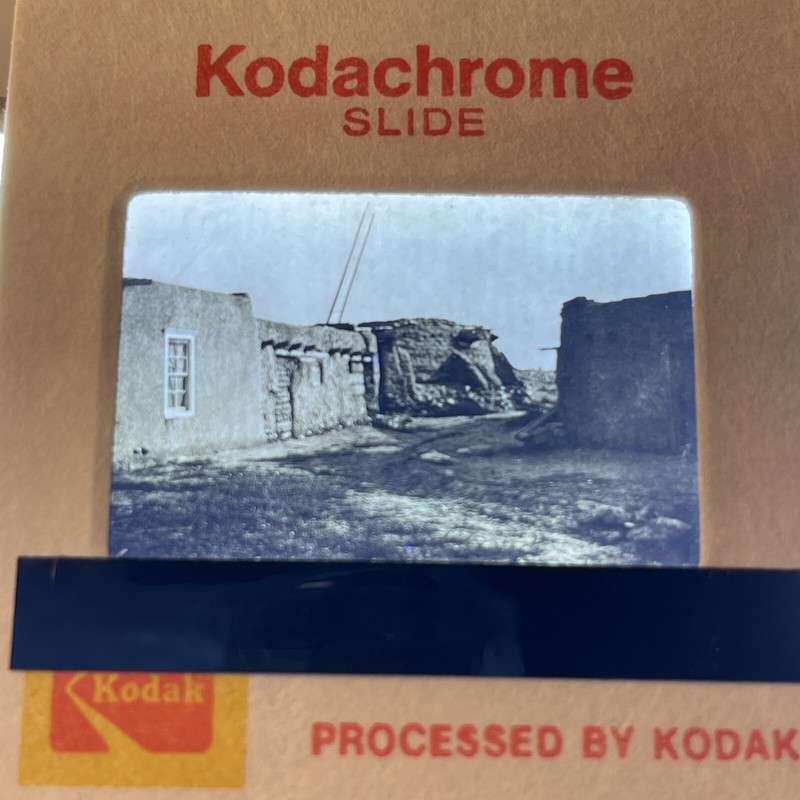 Edward Curtis “Kiva At Nambe” Native American 35mm Slide 1968 gallery