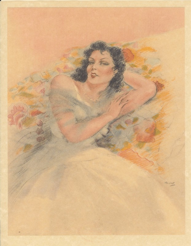 Edouard Chimot Modern Reprint – Roses des sables #11 * Ready to frame