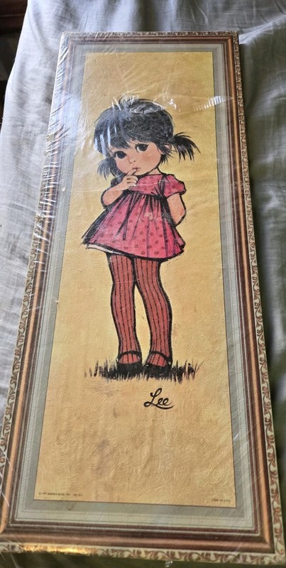 Vtg 1971 Soroka Sales Eden Lee Girl Picture In Cellophane 8 X 20 gallery