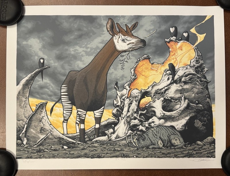 Jay Ryan Poster Aaron Horkey Art Print NUNAVUT S/# 60 Collaboration 18 Screens