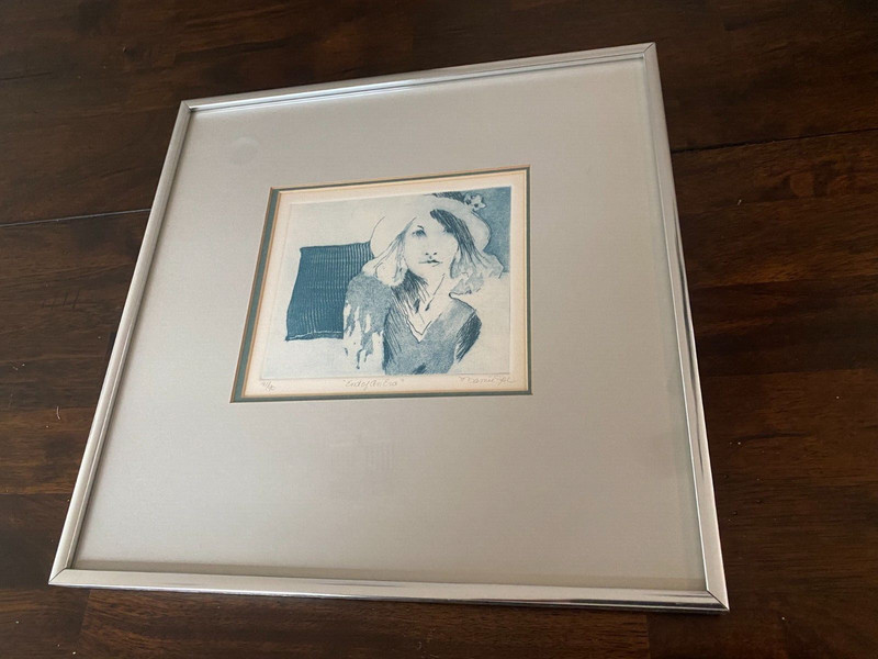 Mamie Joe Rayburn «End of An Era» Signed Numbered (41/90) Framed Etching 1970’s