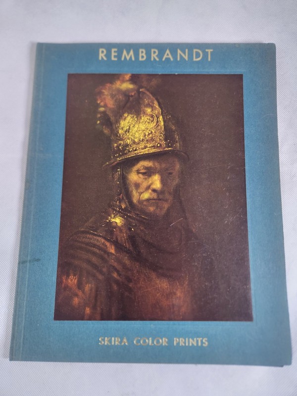 REMBRANDT Color Prints" biography and six pullout color plates for framing.