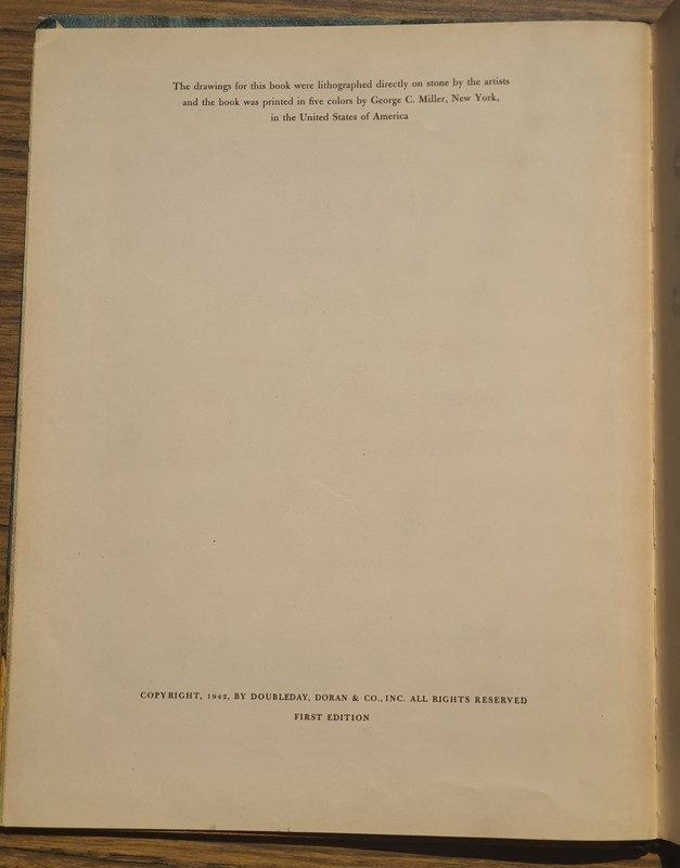 1942 Ingri and Edgar d’Aulaire The Star Spangled Banner First Edition No DJ VG+ gallery