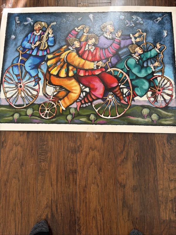 Spring Fancy” By Michael Kahan 195/ 350, Exceptional Colors with COA(2000) gallery