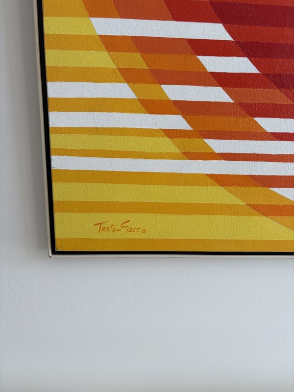 Joe Testa-Secca Commissioned One of a kind Oil. 48" x 50" gallery