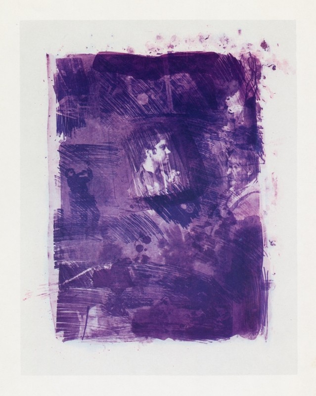 Robert Rauschenberg vintage 1968 «Flower Re-Run» Gemini G.E.L.
