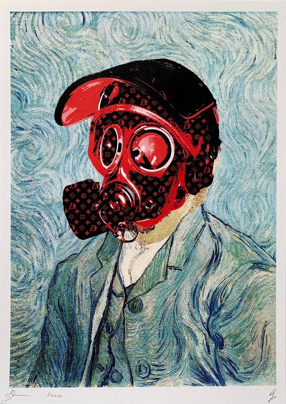 Death NYC «Van Gogh» original signed limited edition print with COA