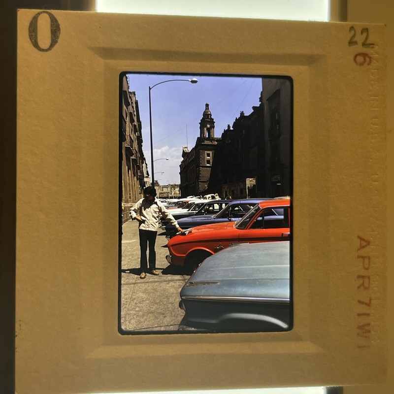 1971 Mexico City Street View Vintage Original Photo 35mm Slide 22