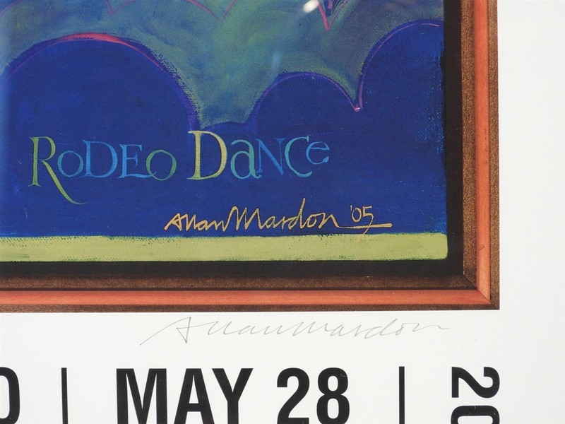 Allan Mardon Rodeo Dance Bradford Brinton Memorial Color Lithograph - 2005 gallery