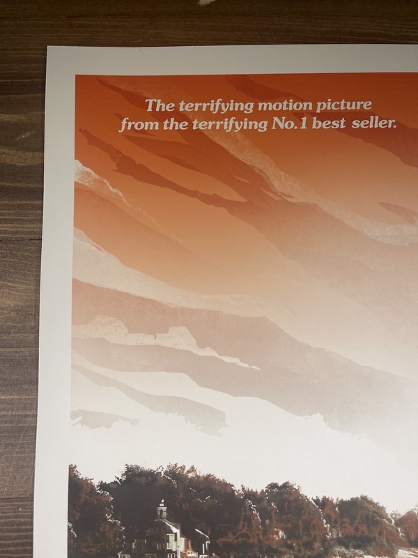 JAWS “Amity Harbor Red” Art Print Poster By JC Richard 10 X 24 Signed XX/100 gallery