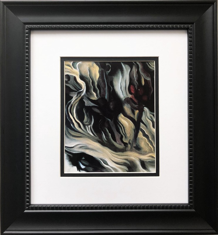 Georgia O’Keeffe «Seaweed» Contemporary American Art Print Custom Framed 1927