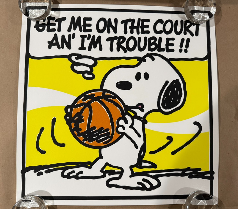 Mark Drew Print – TROUBLE ‘Get Me On The Court’ ICE CUBE 2022 Signed Numbered