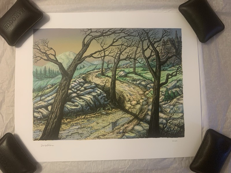 David Welker House Of Dreams Sunset Variant 2023 Print Signed Numbered 44/250