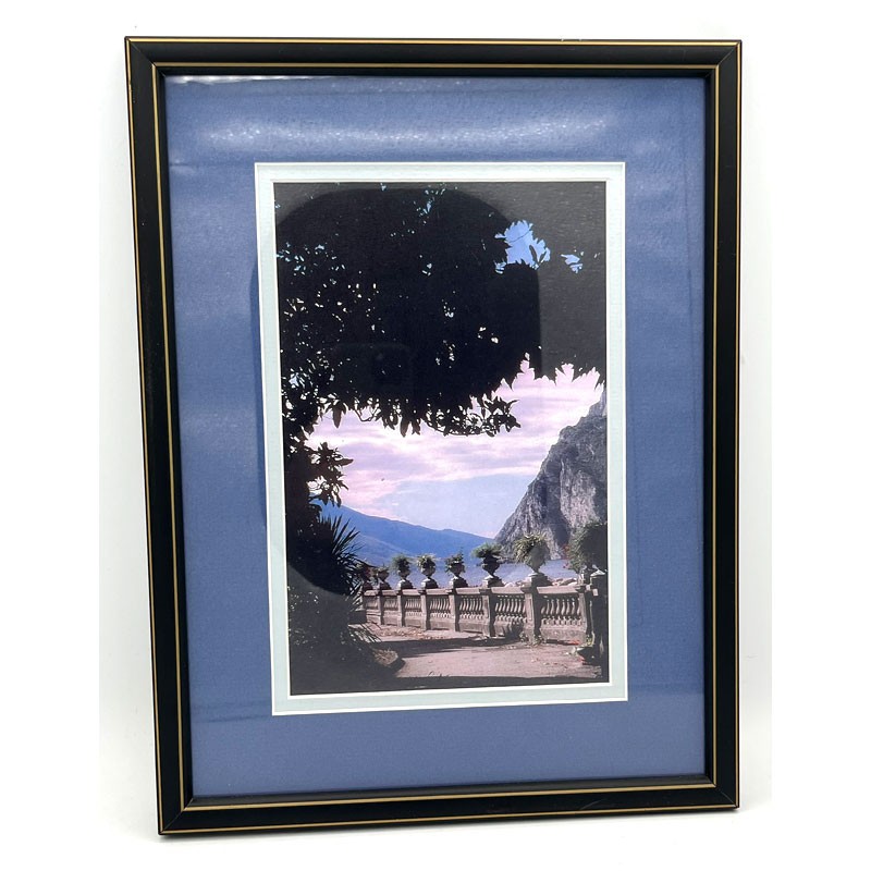 Lakeside Promenade In Riva Del Garda Lake Garda Italy Photograph Signed & Framed