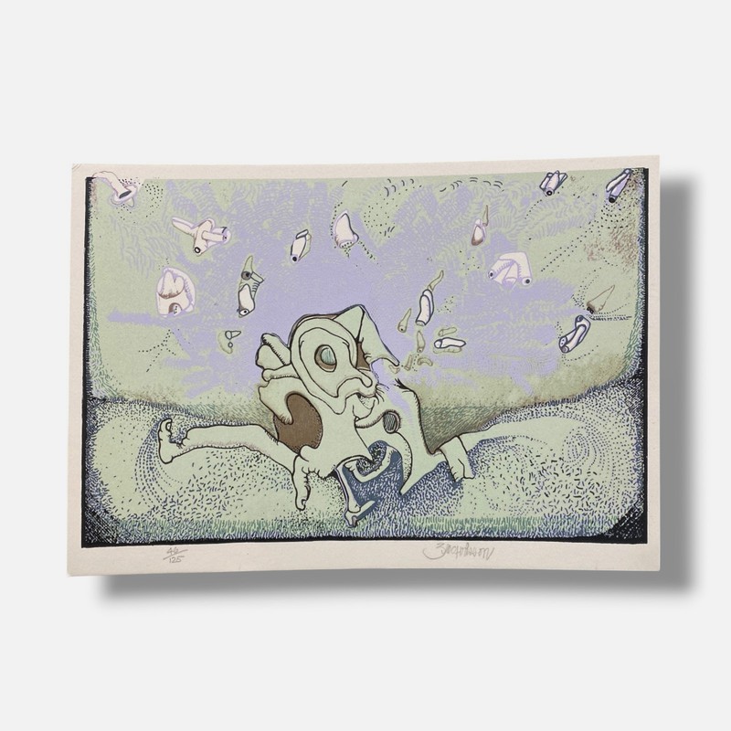 Julio Zachrisson Acebedo «Verde Agua» Fine Art Print | 35 x 25 cm
