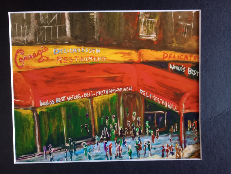 Carnegie Deli one of a kind artist print 8x10