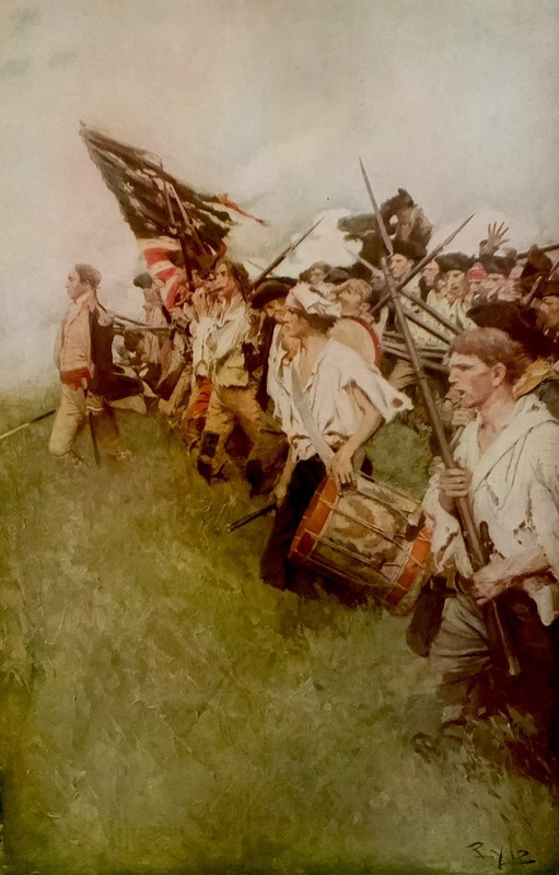 Howard Pyle “The Nation Makers” Original Unframed 1914 Folio Print 12”x 16” Nice gallery