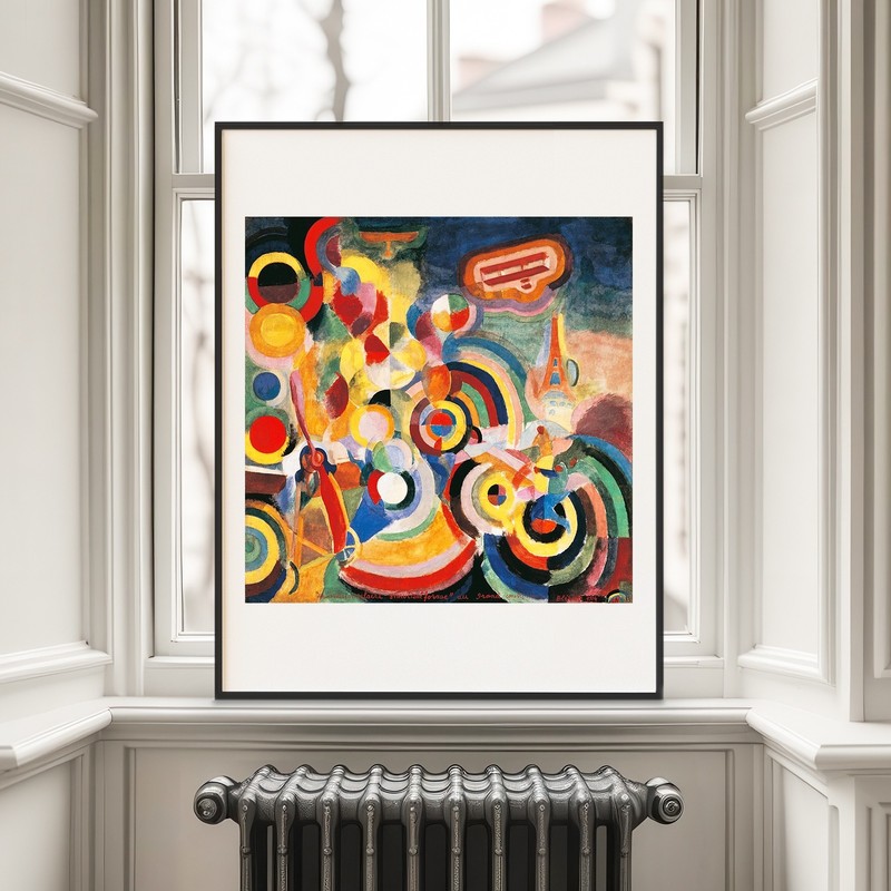 Art print Delaunay Homage to Bleriot giclee print poster wall Art home decor gallery