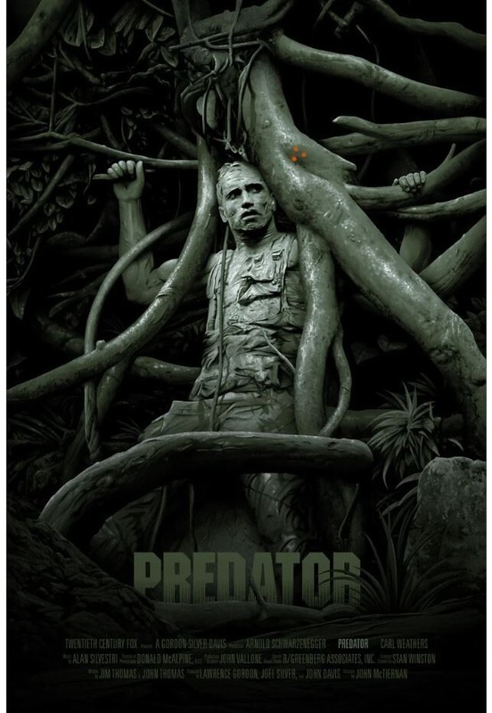 NYCC 2022 Predator Camouflage Chris Koehler Poster Screen Print Art 24×36 Mondo