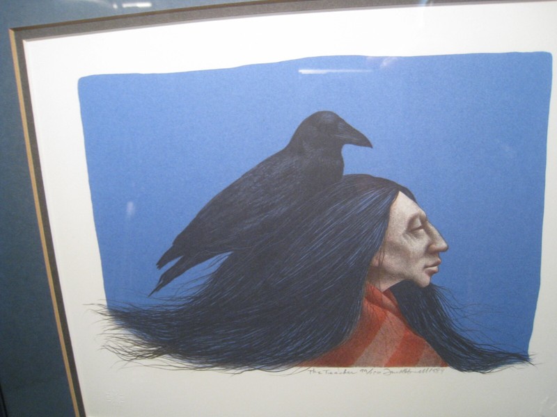 1984 Framed Frank Howell "The Teacher" Lithograph Hand Signed with COA. 99/150 gallery