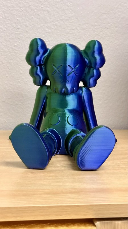 Modern KAWS-inspired Decor Made with 3D Printing 3D Printed
