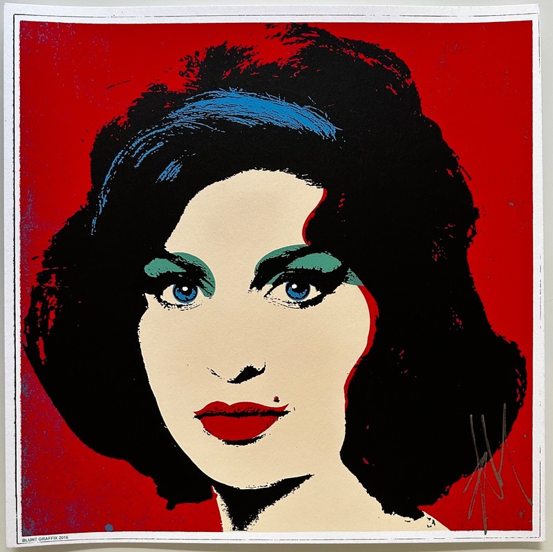 Amy Winehouse Blunt Graffix Art Print by Matt Dye Signed 2016