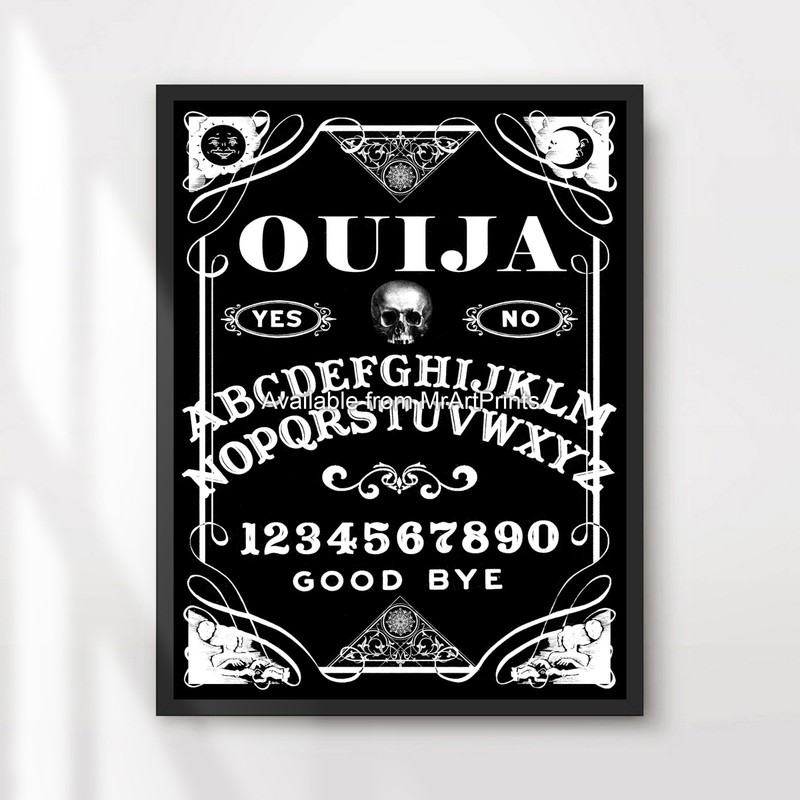Ouija Board Art Print Wall Picture Poster Decor A4 A3 A2 A1 Small to Extra Large