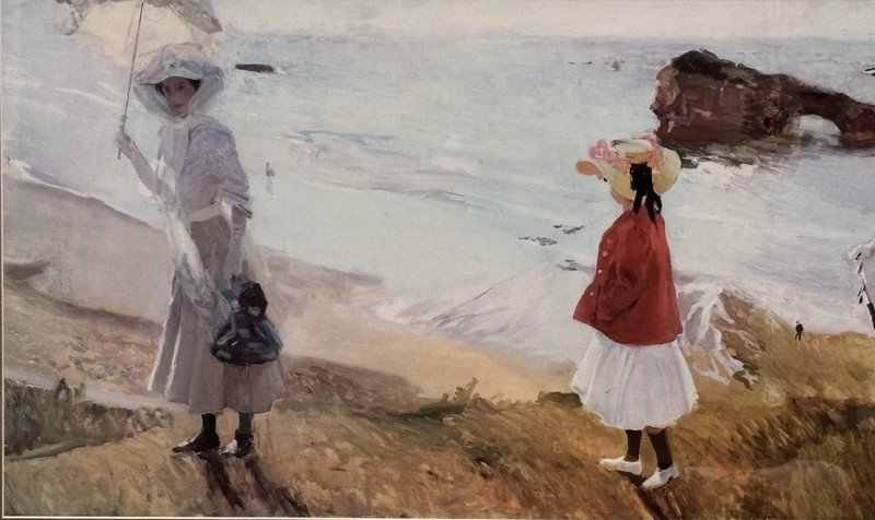 LARGE Framed Matted Beautiful! Joaquin Sorolla Print, Stunning Fine Art Decor gallery