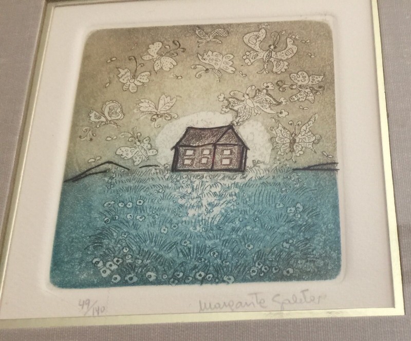 RARE MARGARITA GALETAR LTD EDT SIGNED PRINT «SPRING» NUMBER 49/140 – COA ON BACK