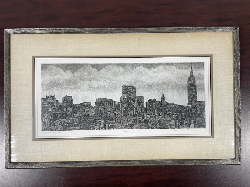 JONATHAN TALBOT ORIGINAL ETCHING «The emigrant eye» – Limited Edition