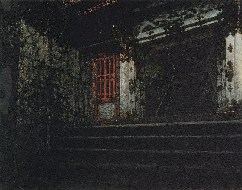 Vasily Vereshchagin Entrance to a Temple in Nikko 1873 17″x 22″ Archival Print
