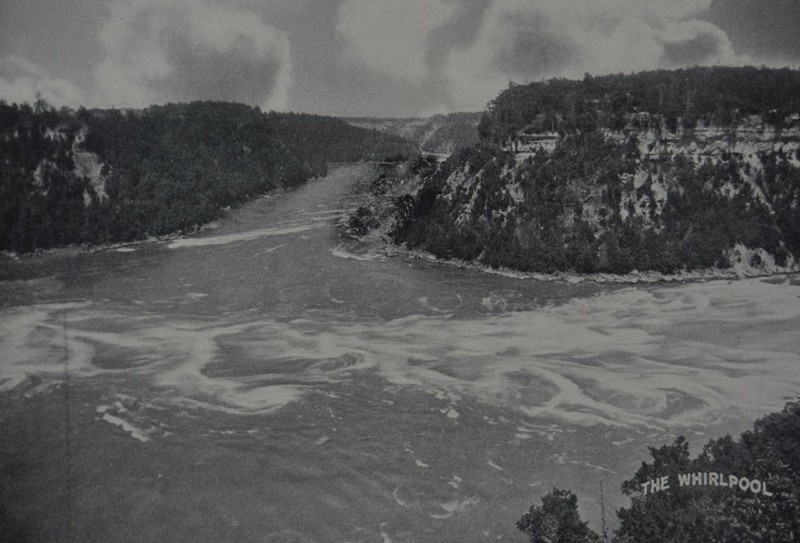 Antique Niagara Falls New York Art Print Whirlpool Rapids Original B&W 1910 gallery