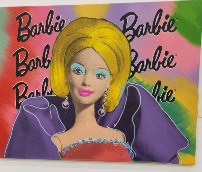 Steve Kaufman – Canvas Barbie – Silkscreen – Limited – SIGNED