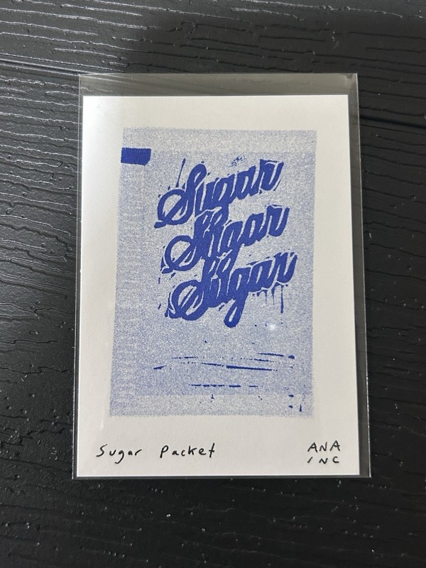 Ana Inciardi Mini Print – “ Sugar Packet “ – Free Shipping