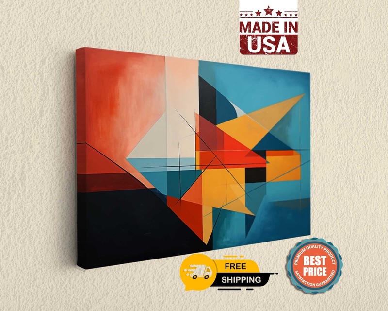 Geometric Constructivist Abstract Art Contemporary art Abstract Wall Art Print
