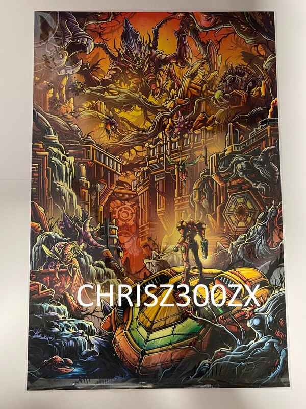 Metroid Prime Samus Regular Dan Mumford Poster Giclee Print Art 24×36 SIGNED
