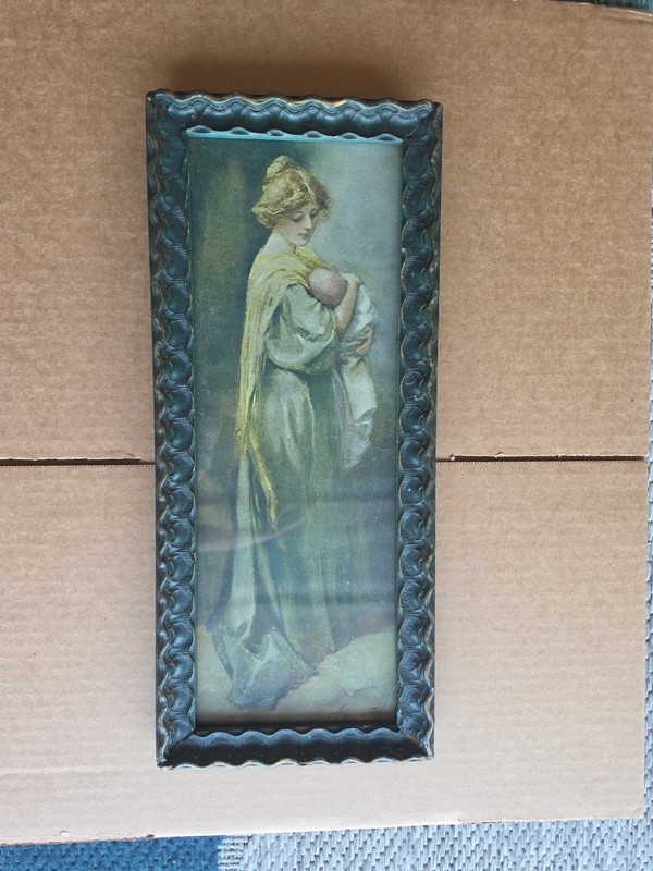 VTG Maud Stumm Print 1800 Young Mother Chicago