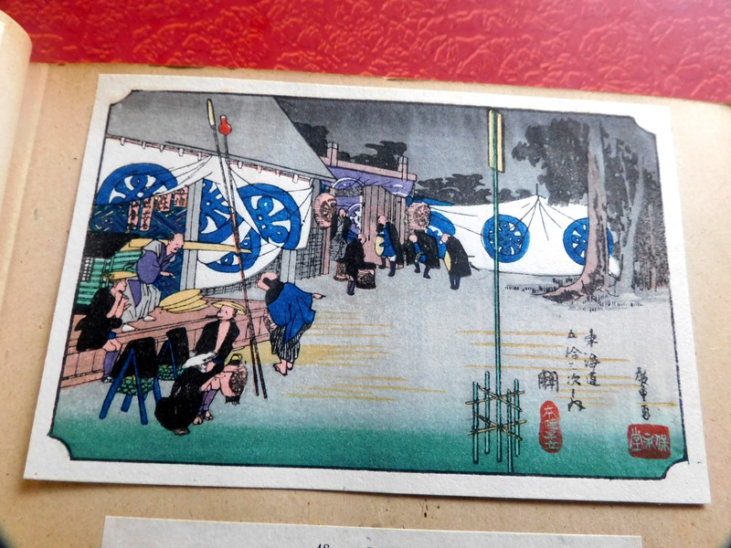 1910 reprint of the 53 stations of Tokaido by UTAGAWA HIROSHIGE # 5