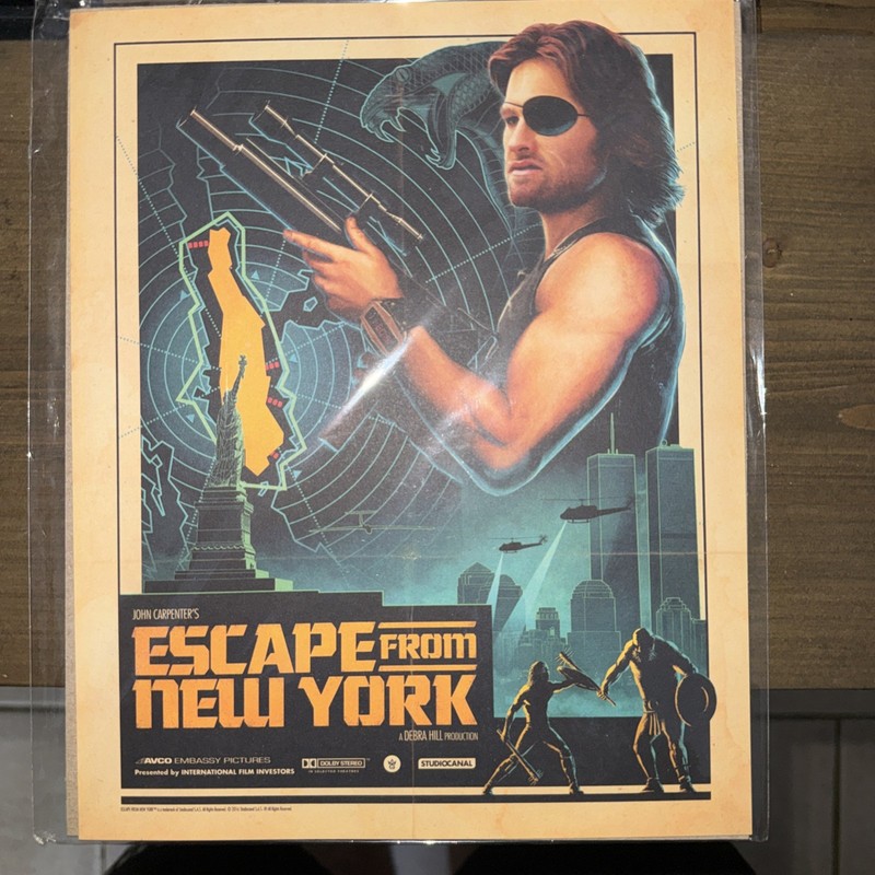 Escape From New York Art Print Loot Crate Exclusive Snake Plissken Kurt Russell