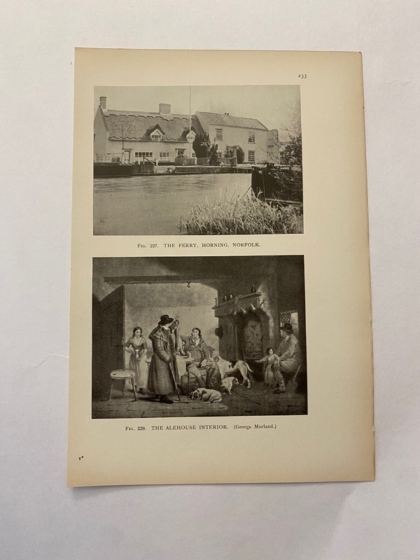 The Ferry Inn Horning Norfolk Inn Kitchen Newcastle England c. 1926 Print