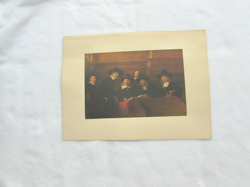 Vintage Rembrandt Print Board of the Clothmakers Guild Syndics 52531 gallery