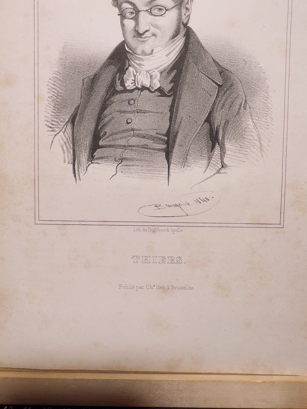 PORTRAIT ADOLPH THIERS ANTIQUARIAN LITHOGRAPH 1840 GALLERY ENGRAVING GRAPHIC ... gallery