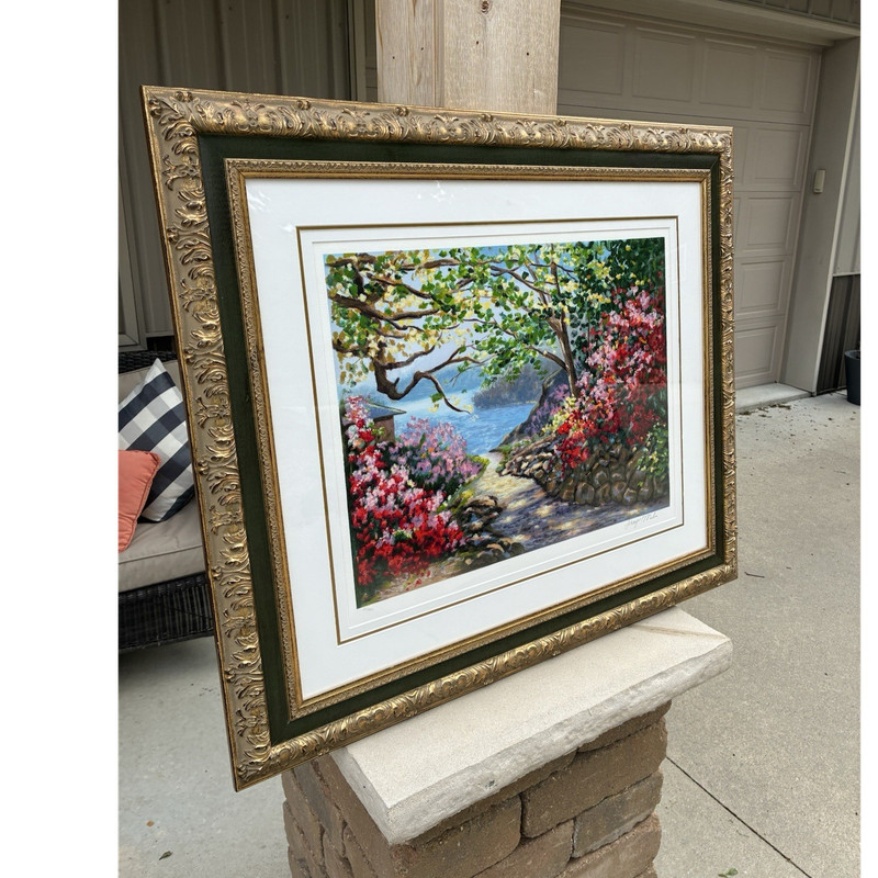 Schaefer Miles Spring Beauty 2006 Signed Numbered Serigraph Print Framed