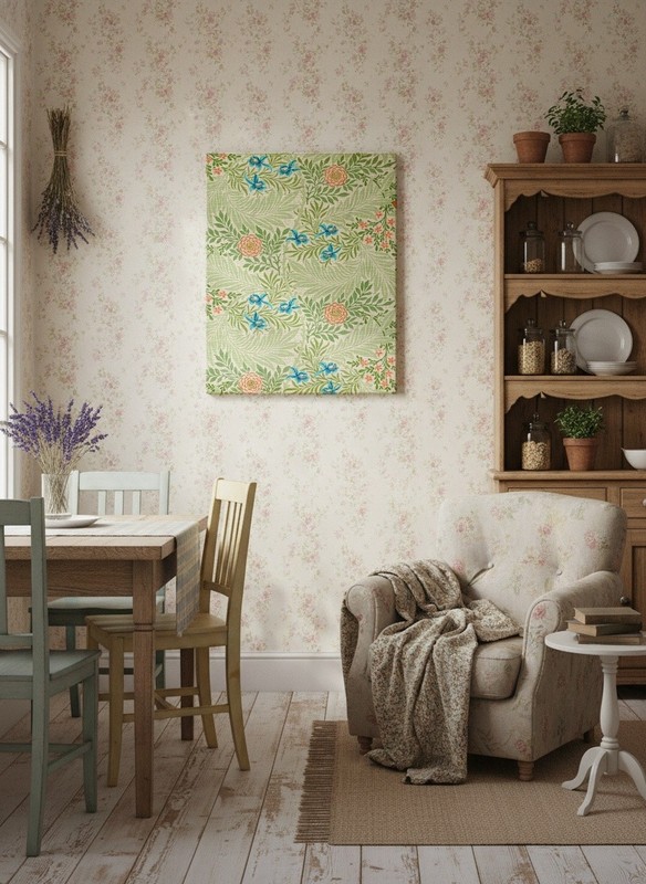William Morris - Larkspur - Art Print on Paper or Canvas gallery