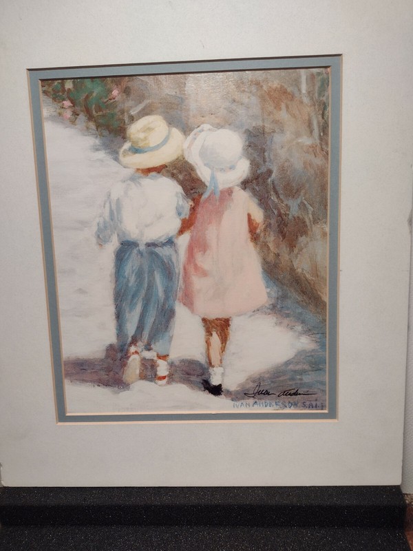 Secrets By Ivan Anderson, Signed Print Vintage 8×10