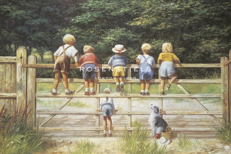Spencer Coleman Bottoms Up! Giclee 24×16