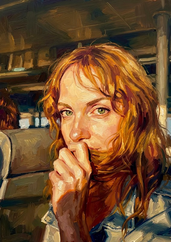 Female Portrait | Print on Matte Paper | Woman Face Wall Art gallery