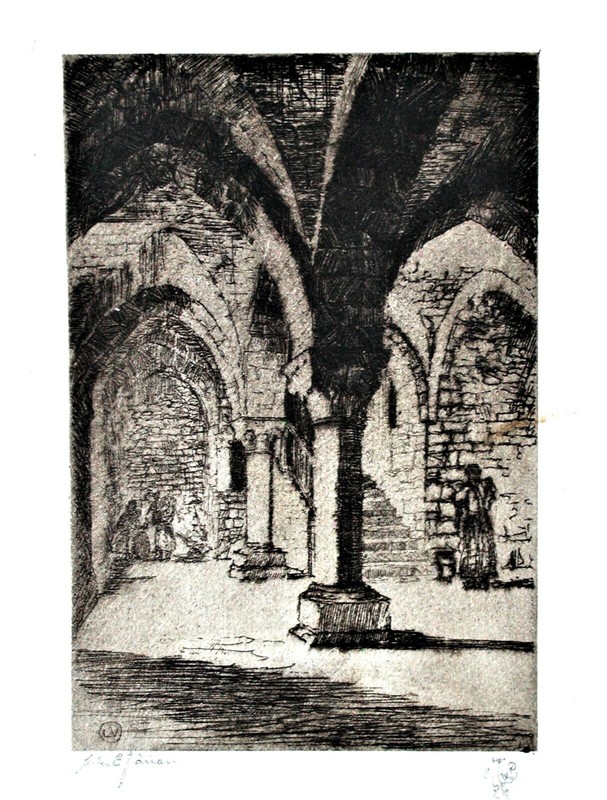 Lester Varian European Scene Etching (VII)