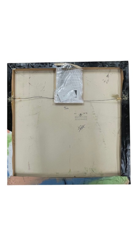 Steve Kaufman - Elvis I (Black), Signed Numbered and Stamped Silkscreen Canvas gallery