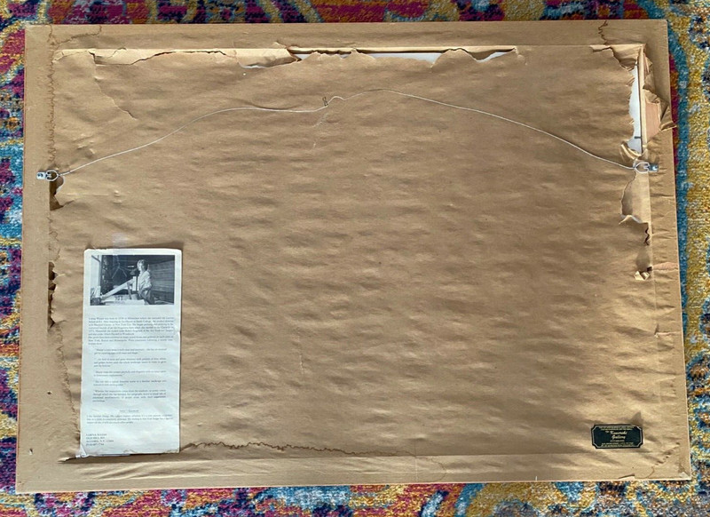 Lorna Massie Signed AP Print “Dry Wind” 36x25 Framed & Matted Artist Edition gallery